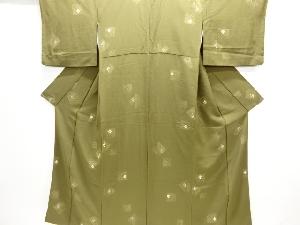 幾何学模様小紋着物